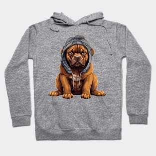 Winter Cane Corso Dog Hoodie